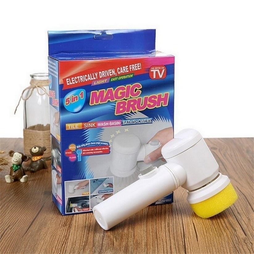 Cepillo Eléctrico Inalámbrico MAGIC BRUSH 5 en 1